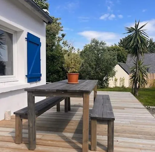 Maison Bretonne Renovee A Neuf - Terrasse Plein Sud - Proche Plage